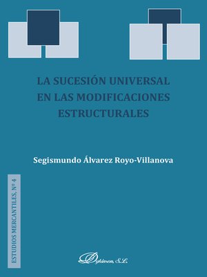 cover image of La sucesión universal en las modificaciones estructurales